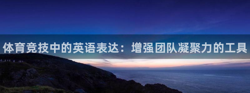 米兰体育官网下载平台：体育竞技中的英语表达：增强团队凝聚力的